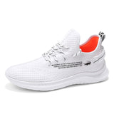 CARTELO Men's Shoes Lightweight Sneakers Casual Mens Shoes Sport Trainers White Breathable Soft Comfortable Fashion Simple