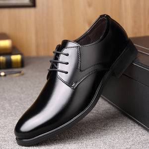 Mazefeng 2019 New Fashion Business Dress Men Shoes Classic Leather Men'S Suits Shoes Fashion Lace-up Dress Shoes Men Oxfords