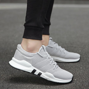 Casual Shoes Men Autumn 2019 Fashion Men's Casual Sneakers Shoes Breathable Slip on Male Outdoor Running Shoes Big Size Men