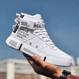 Trend Hot Sale Men's Fashion Casual Shoes High Top Sneaker 2019 Spring New Men Shoes High Quality Non-slip Walking Shoe Zapatill