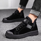 2019 Winter Men's Boots Warm PU Leather Male Waterproof Shoes Chaussure Mans Casual Shoes For Men Boots Footwear Male Sneakers