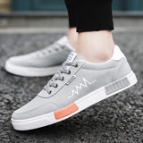 2018 New Spring Summer Canvas Shoes Men Sneakers Low Top Black Shoes Men's Casual Shoes Male Brand Fashion Sneakers