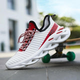 Summer Trend Style Men's Casual Shoes 2019 New Fashion Breathable Mesh Light Personality Sneakers Flying Weaving Tenis Masculino