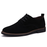 Merkmak Brand Plus Size 48 Men Casual Shoes Oxfords Cow Suede Men's Flats Spring Autumn Fashion  Classic Shoes