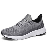 Men Casual Sports Shoes Mesh Breathable Men's Shoes Set Foot Running Shoes Men Comfortable Flying Woven Tide Shoes Running Shoes