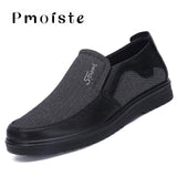 Men's Casual shoes Slip on Loafers Plus size 38-50 Trainers Adult Patchwork None-Woven Breathable Boat shoes leather male shoe