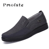 Men's Casual shoes Slip on Loafers Plus size 38-50 Trainers Adult Patchwork None-Woven Breathable Boat shoes leather male shoe