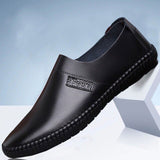 2019 Newset  Men Casual Shoes Fashion Men Shoes Genuine Leather Men Loafers Moccasins Slip on Men's Flats Male Driving Shoes