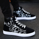 Shoes New Men Casual Shoes High Top Sneakers Men Vulcanized Shoes Platform Sneakers Quality Men's Sneakers Masculinas2019