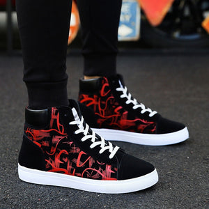 Shoes New Men Casual Shoes High Top Sneakers Men Vulcanized Shoes Platform Sneakers Quality Men's Sneakers Masculinas2019