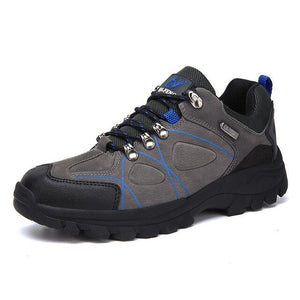 Men's Waterproof Shoes Travel Shoes Autumn Outdoor Non-slip Wear Sneakers Men Lace Up Trekking Climbing Sports Shoes Male