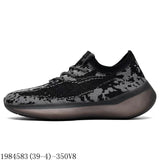 New Men's Casual Shoes Kanye West Designer Men Breathable Flyknit Mesh Antiskidding Gym Running Elastic Sneakers Boost 350