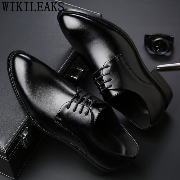 black men suit shoes party men's dress shoes italian leather zapatos hombre formal shoes men office sapato social masculino