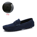 DEKABR Size 49 Men Casual Shoes Fashion Men Shoes Genuine Leather Men Loafers Moccasins Slip On Men's Flats Male Driving Shoes