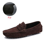 DEKABR Size 49 Men Casual Shoes Fashion Men Shoes Genuine Leather Men Loafers Moccasins Slip On Men's Flats Male Driving Shoes