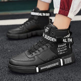 Leader Show Men's Fashion Casual Shoes High Top Sneaker 2019 Spring New Men Shoes High Quality Non-slip Walking Shoe Zapatillas