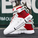 Leader Show Men's Fashion Casual Shoes High Top Sneaker 2019 Spring New Men Shoes High Quality Non-slip Walking Shoe Zapatillas