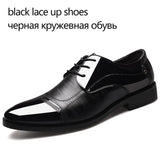 REETENE Fashion Business Dress Men Shoes 2019 New Classic Leather Men'S Suits Shoes Fashion Slip On Dress Shoes Men Oxfords