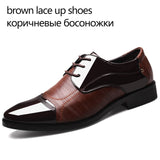 REETENE Fashion Business Dress Men Shoes 2019 New Classic Leather Men'S Suits Shoes Fashion Slip On Dress Shoes Men Oxfords