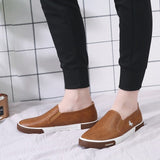 39-45 2019 Mens Leather Shoes Sneakers Outdoor Male Man Loafers Brand Men's Shoes Casual Leather Shoes For Men Flats